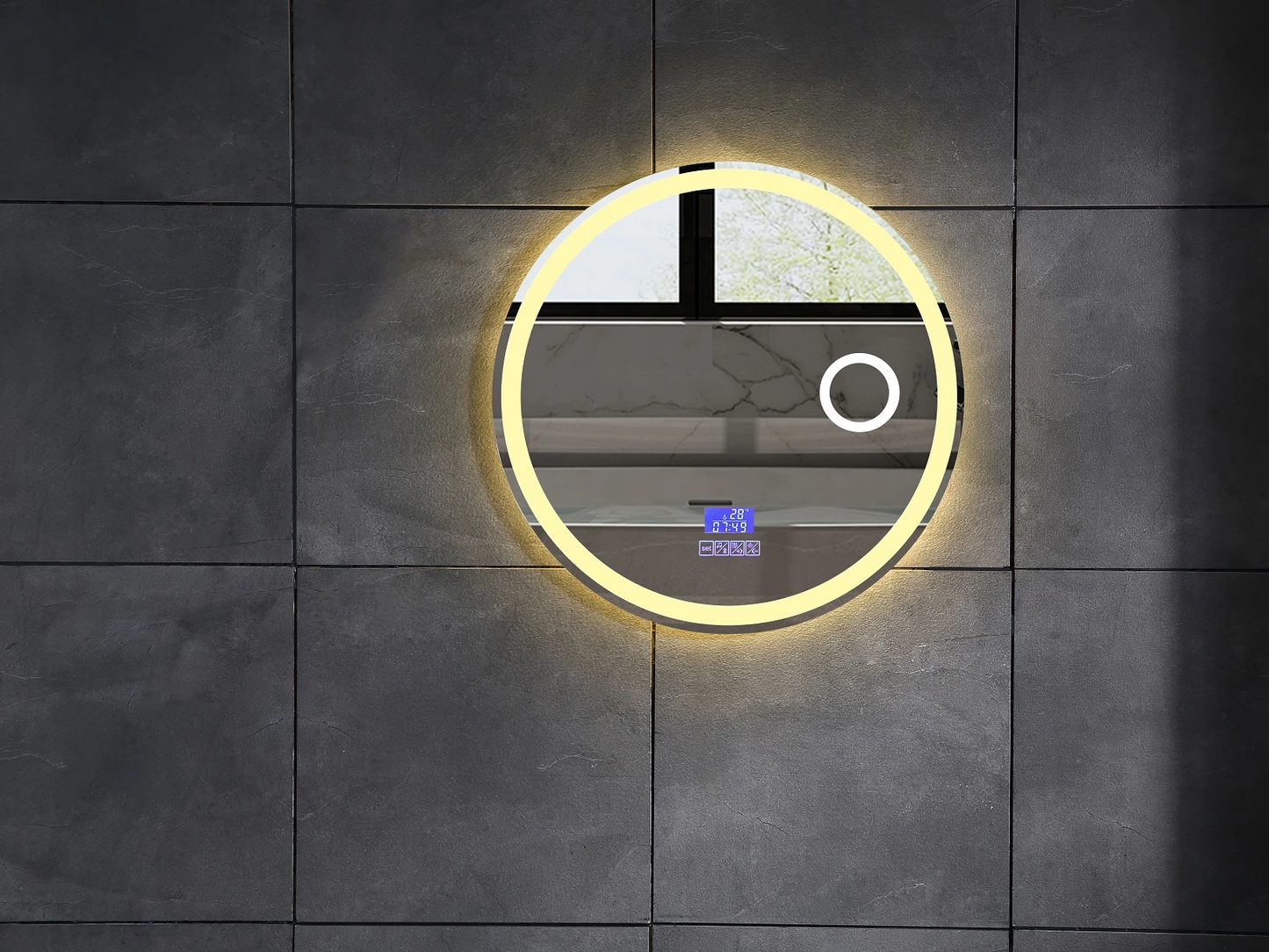 LED Badkamerspiegel - Bluetooth - Roxy 80x80cm