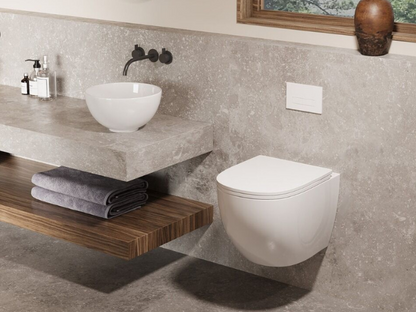 Toiletpot Randloos - Itsie Wit Glans - Softclose Zitting