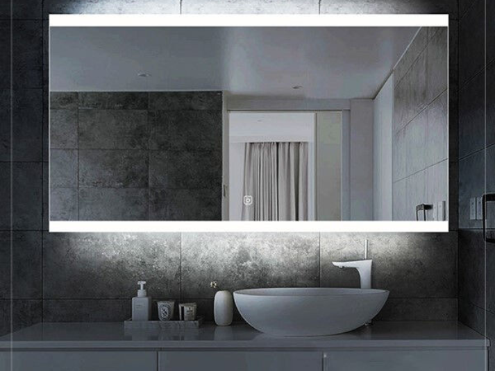 LED Badkamerspiegel Riga - Spiegelverwarming - 100x70cm