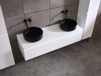 Badmeubel onderkast - Jeremy Mat wit - 50x180x35cm