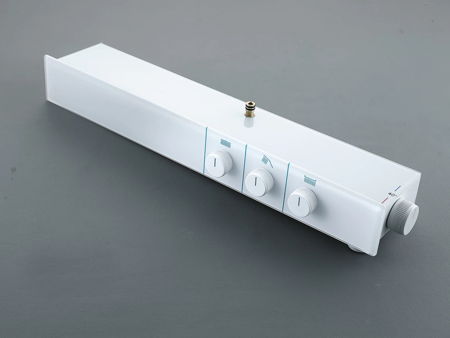 Thermostatisch opbouw regendoucheset - Cyber Mat wit