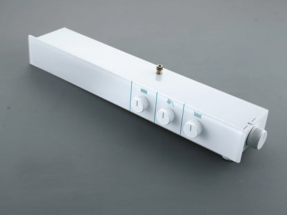 Thermostatisch opbouw regendoucheset - Cyber Mat wit