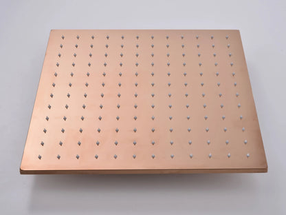 Thermostatische inbouw regendoucheset - Hake Rose goud