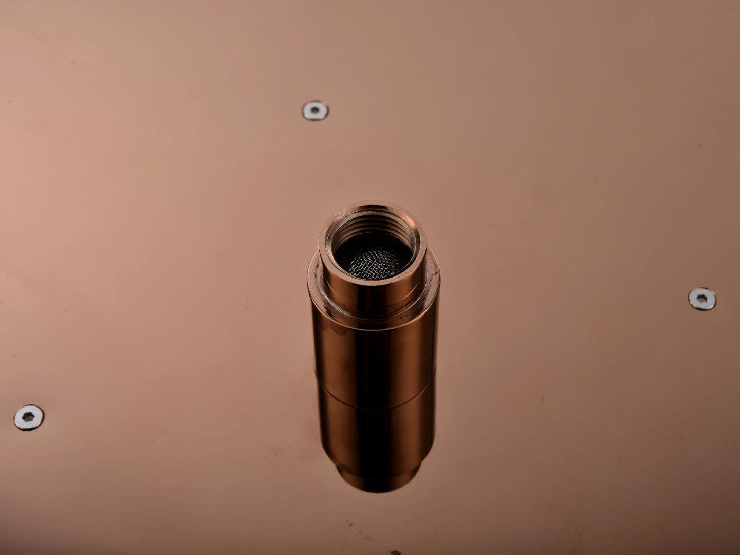Thermostatische inbouw regendoucheset - Hake Rose goud