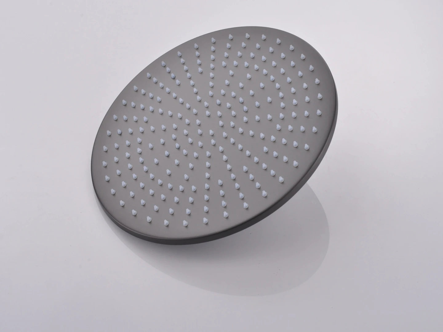 Thermostatische inbouw regendoucheset - Yuma Gunmetal grey
