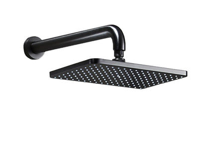 Thermostatische inbouw regendoucheset - Fossa Gunmetal grey