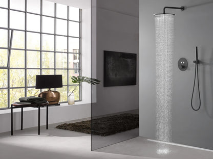 Thermostatische inbouw regendoucheset - Bombay Mat zwart