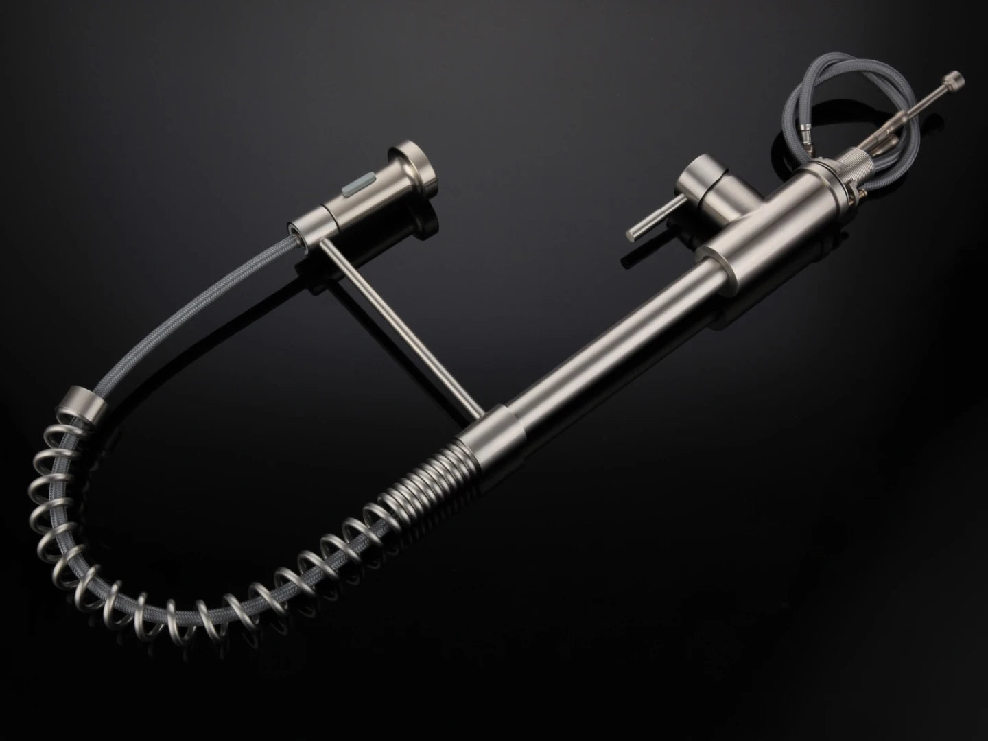 Keukenkraan - Uitneembare uitloop - Inula Geborsteld RVS - 63cm