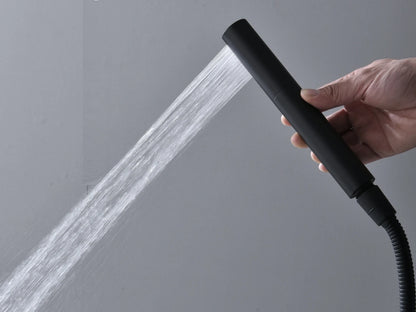 Thermostatische inbouw regendoucheset - Bombay Mat zwart