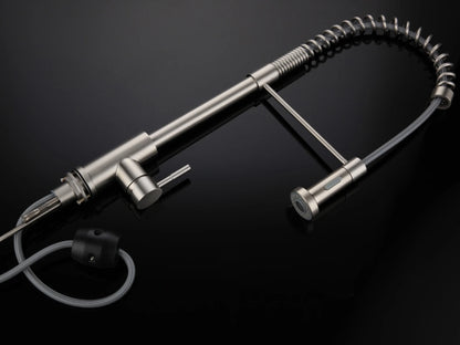Keukenkraan - Uitneembare uitloop - Inula Geborsteld RVS - 63cm