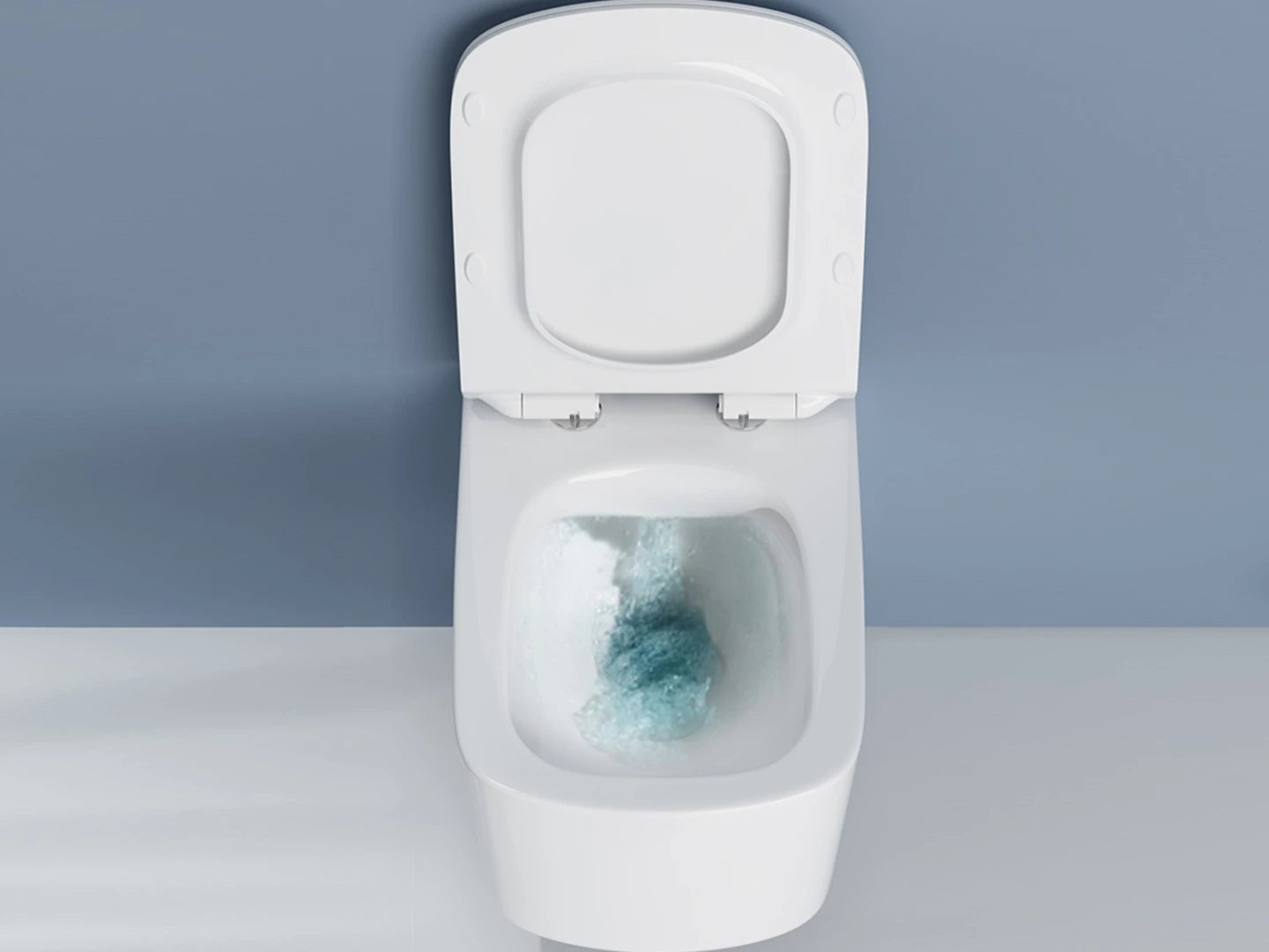 Hangend rimless toilet - Bidet - Portland Glans wit - 53x38x32cm