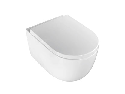 Hangend rimless toilet - Turbo flush - Washington Glans wit - 53x37x36cm