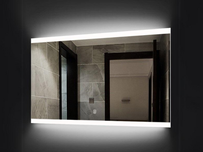 LED Badkamerspiegel Riga - Spiegelverwarming - 100x70cm