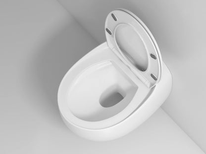 Hangend rimless toilet - Detroit Glans wit - 44x40x43cm