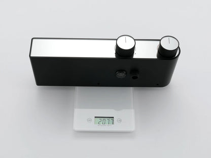 Opbouw regendoucheset - Digitaal display - Zinner Mat zwart
