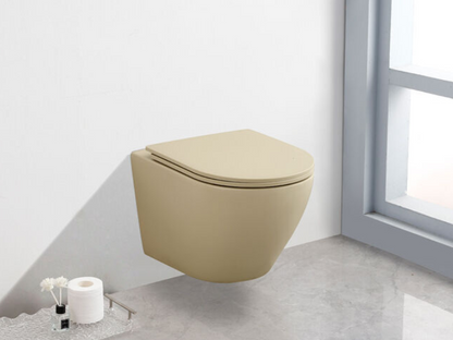 Toiletpot Randloos - Itsie Licht Ivoor - Softclose Zitting