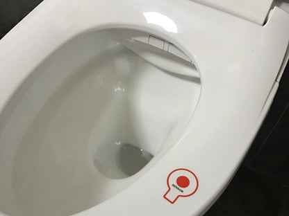Hangend rimless toilet - Bidet - Nevada Glans wit - 54x36x36cm