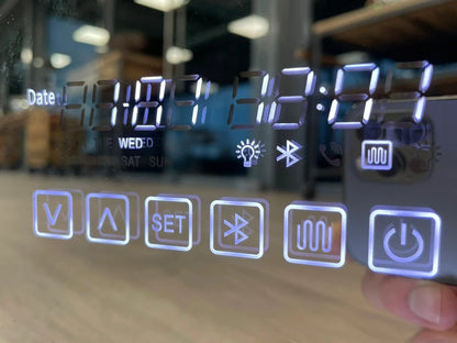 LED Badkamerspiegel - Bluetooth en speakers - Catina 100x64cm