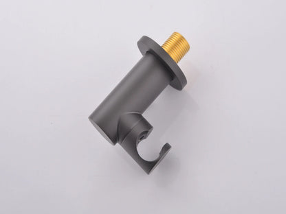 Thermostatische inbouw regendoucheset - Yuma Gunmetal grey