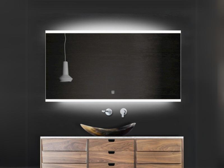 LED Badkamerspiegel Riga - Spiegelverwarming - 100x70cm