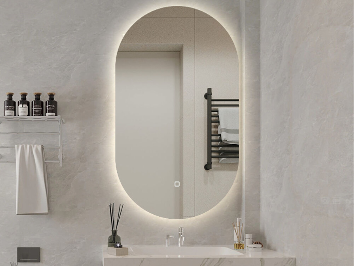 LED Badkamerspiegel Parma - Spiegelverwarming - 100x50 cm