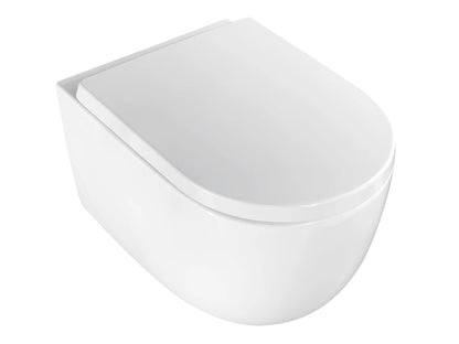 Hangend rimless toilet - Turbo flush - Washington Glans wit - 53x37x36cm