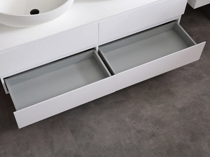 Badmeubel onderkast - Brandon Mat wit - 49x159x50cm
