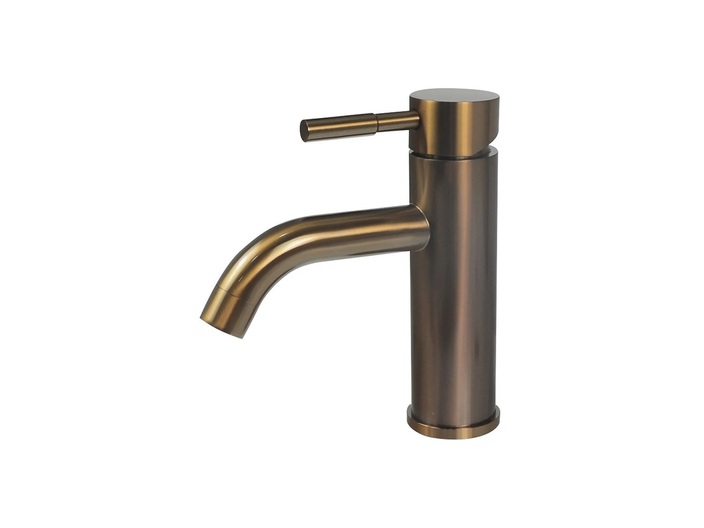 Hoge wastafelkraan - Xella Geborsteld goud - 28,5cm