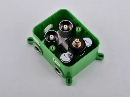 Thermostatische inbouw regendoucheset - Bombay Mat zwart