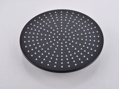 Thermostatische inbouw regendoucheset - Bombay Mat zwart