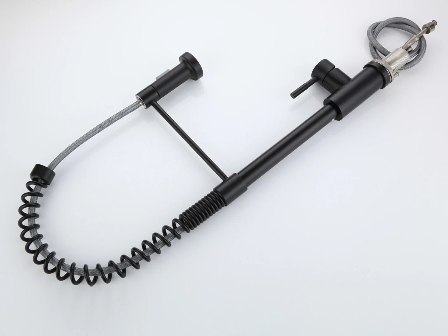 Keukenkraan - Uitneembare uitloop - Inula Mat zwart - 63cm