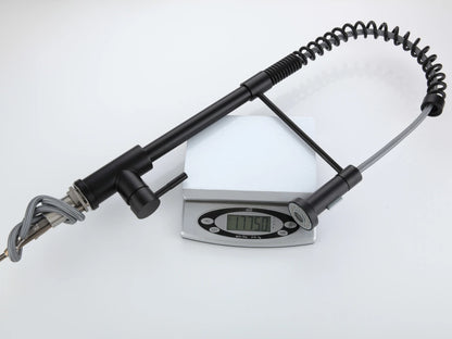 Keukenkraan - Uitneembare uitloop - Inula Mat zwart - 63cm