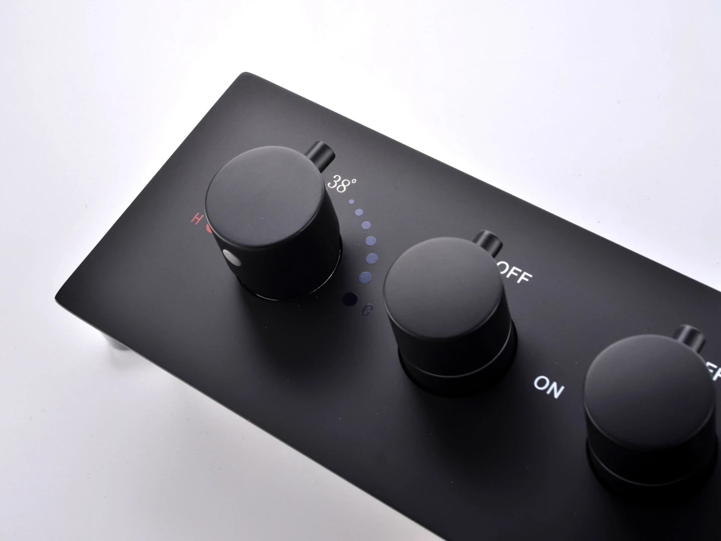 Thermostatisch inbouw regendoucheset - Okapi Mat zwart