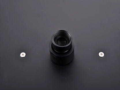 Thermostatische inbouw regendoucheset - Bombay Mat zwart