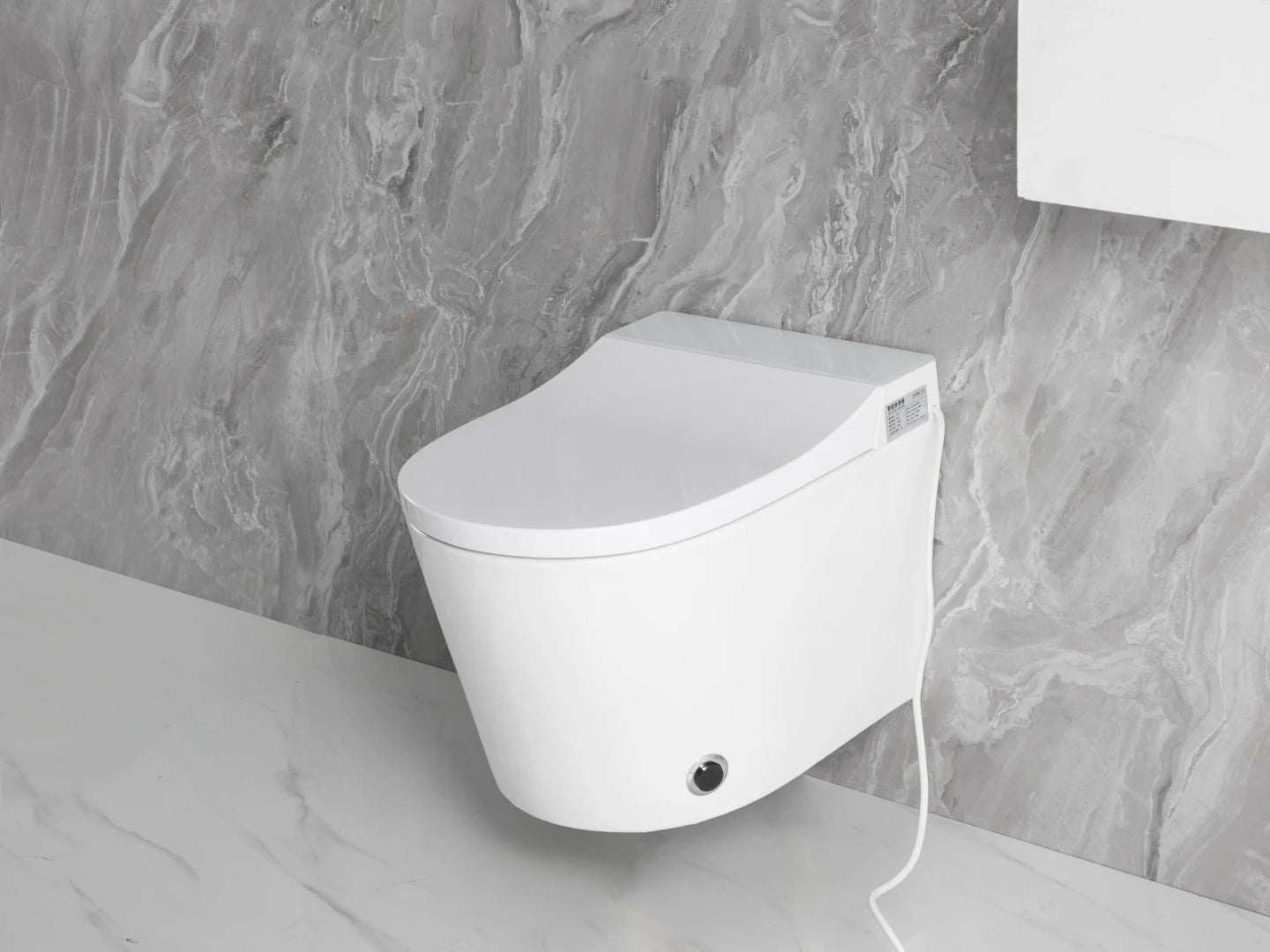 Hangend rimless toilet met reservoir - Bidet - Oakland