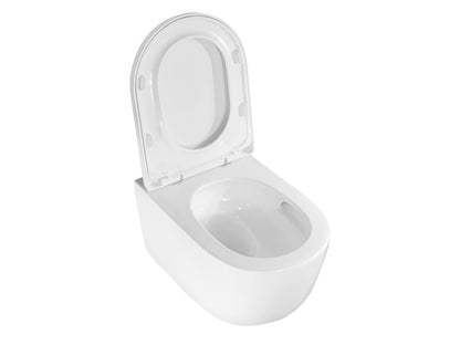 Hangend rimless toilet - Turbo flush - Washington Glans wit - 53x37x36cm
