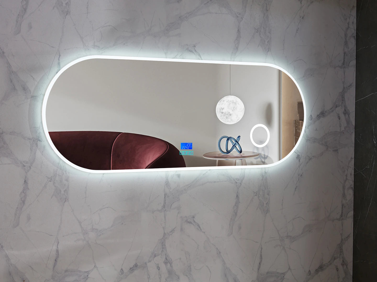 LED Badkamerspiegel - Bluetooth en speakers - Vera 180x60cm