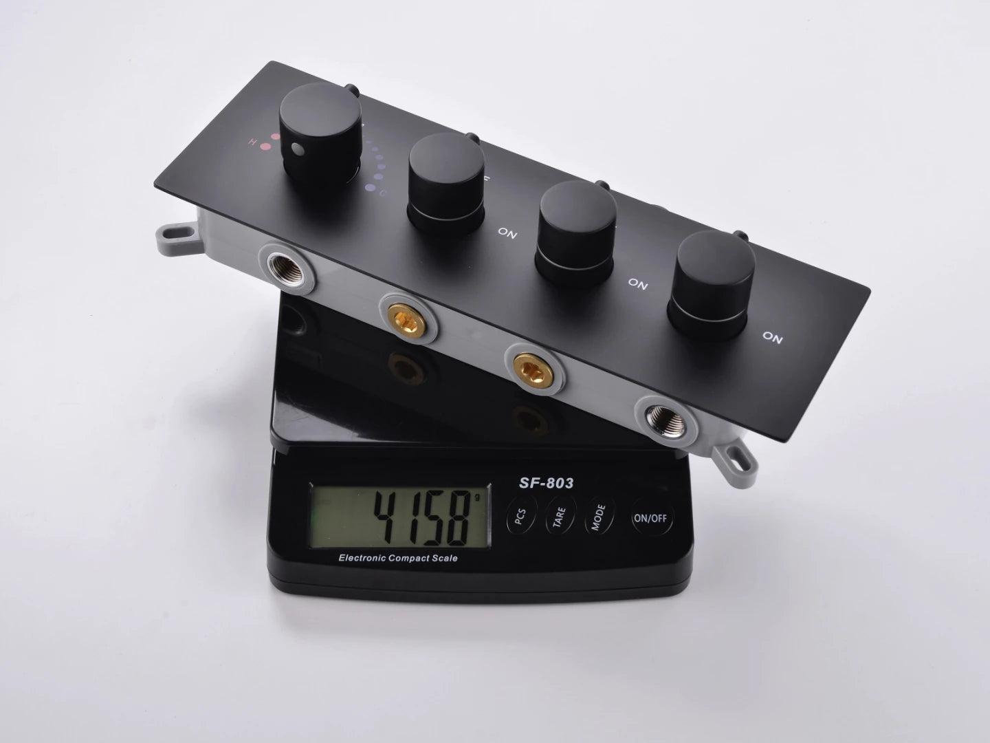 Thermostatisch inbouw regendoucheset - Okapi Mat zwart