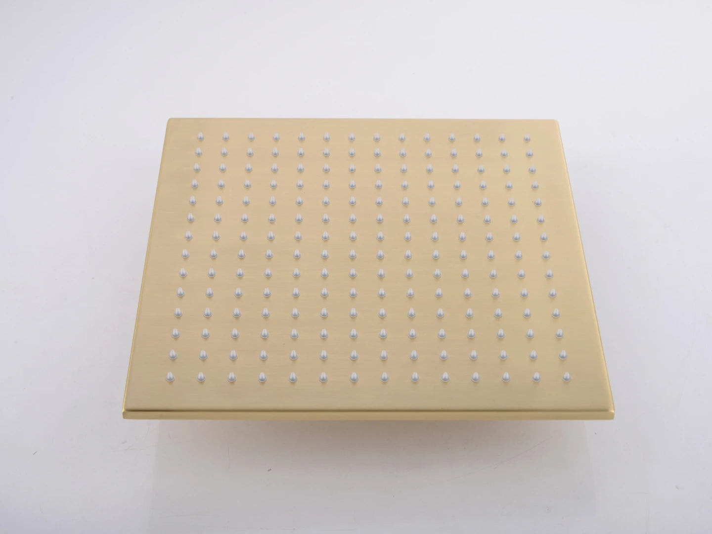 Thermostatische inbouw regendoucheset - Pointer Geborsteld goud