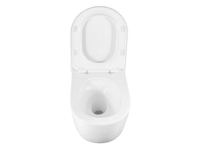 Hangend rimless toilet - Turbo flush - Washington Glans wit - 53x37x36cm