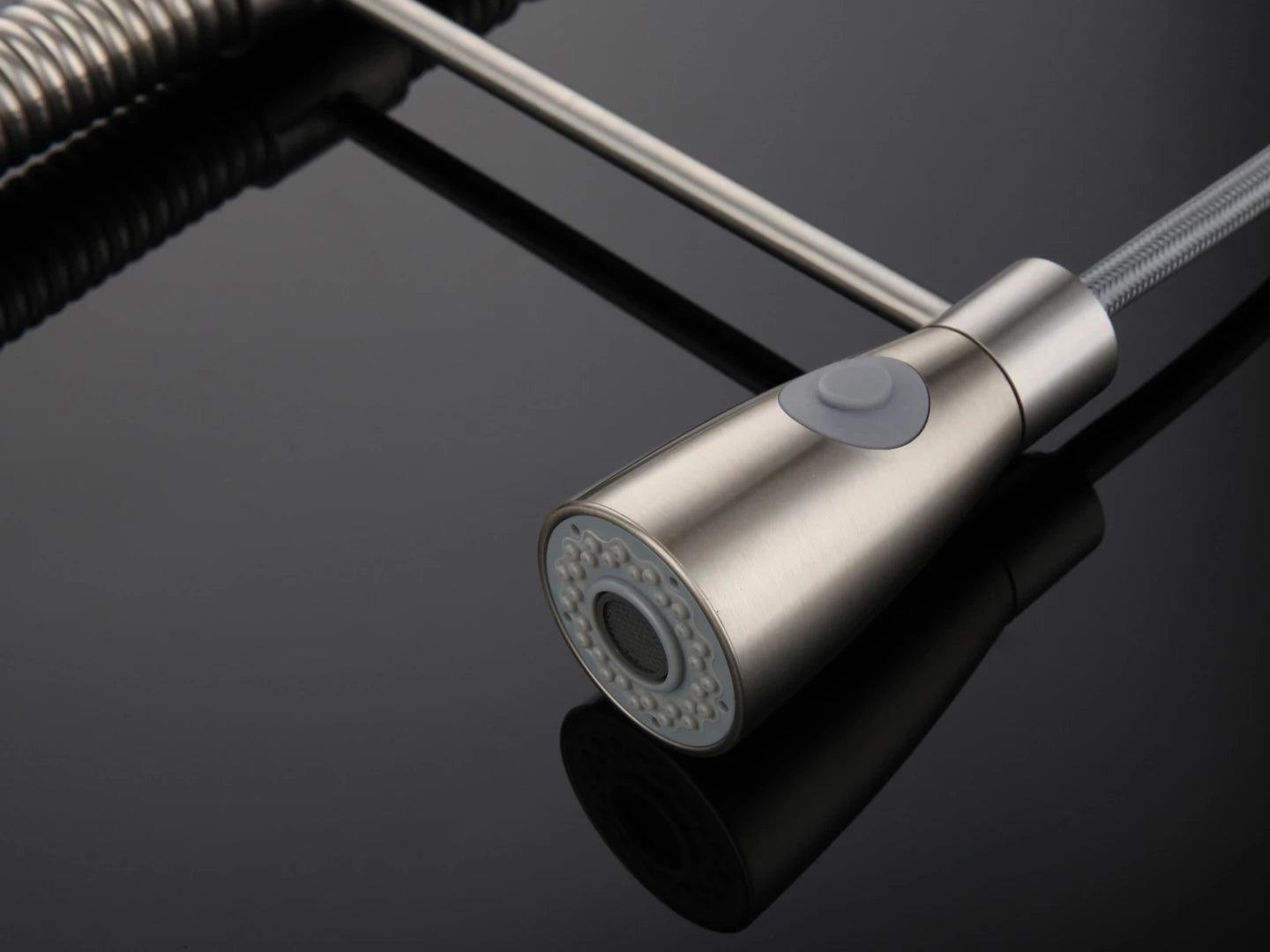 Keukenkraan - Uitneembare uitloop - Alba Geborsteld RVS - 57cm