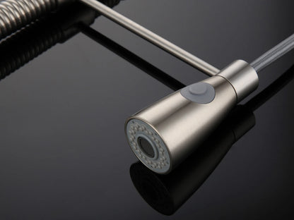 Keukenkraan - Uitneembare uitloop - Alba Geborsteld RVS - 57cm