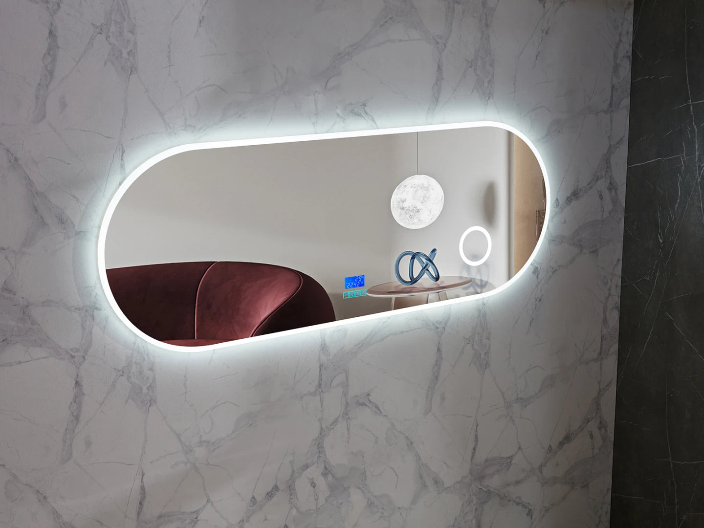 LED Badkamerspiegel - Bluetooth en speakers - Vera 180x60cm