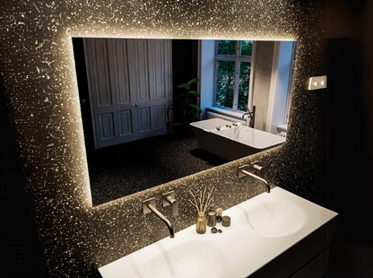 MONDIAZ Aria BRIGHT LED Badkamerspiegel 70x120cm Rechthoek