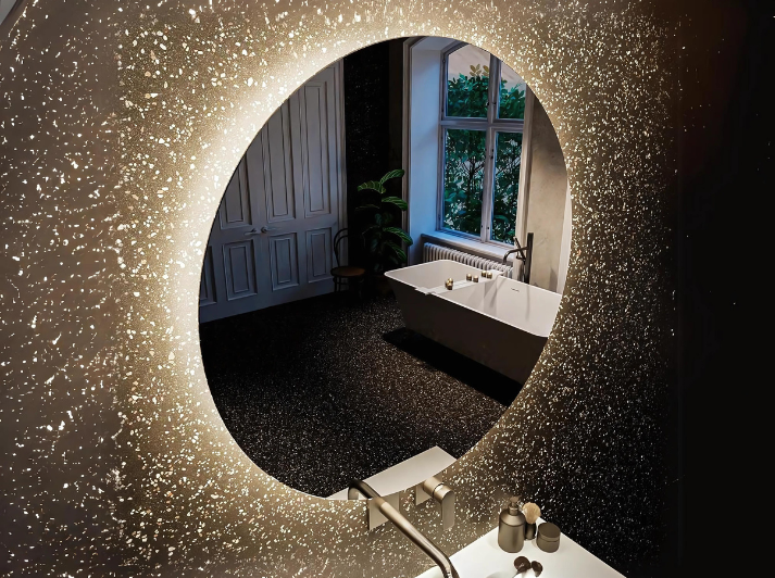 MONDIAZ Nova BRIGHT LED Badkamerspiegel 80x80cm Rond