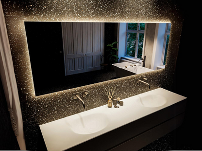 MONDIAZ Aria BRIGHT LED Badkamerspiegel 70x200cm Rechthoek