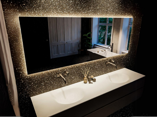 MONDIAZ Aria BRIGHT LED Badkamerspiegel 70x200cm Rechthoek