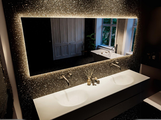 MONDIAZ Aria BRIGHT LED Badkamerspiegel 70x170cm Rechthoek