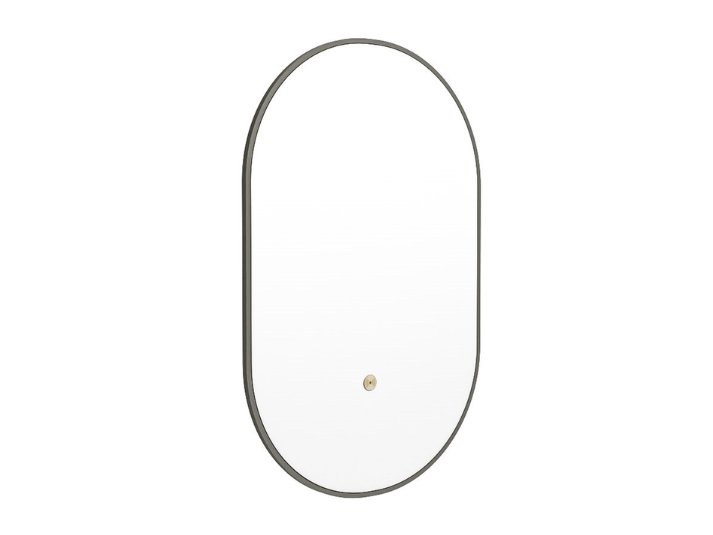 MONDIAZ Luna LED Badkamerspiegel - Bewegingssensor - 45x90cm - Ovaal Smoke (Taupe)